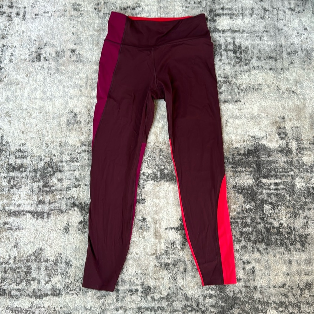 Athleta colorblock leggings